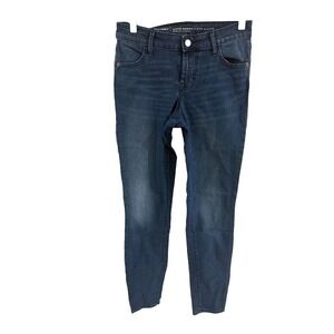 OLD NAVY WOMENS JEANS SIZE 2 SUPER SKINNY MID RISE‎ DENIM